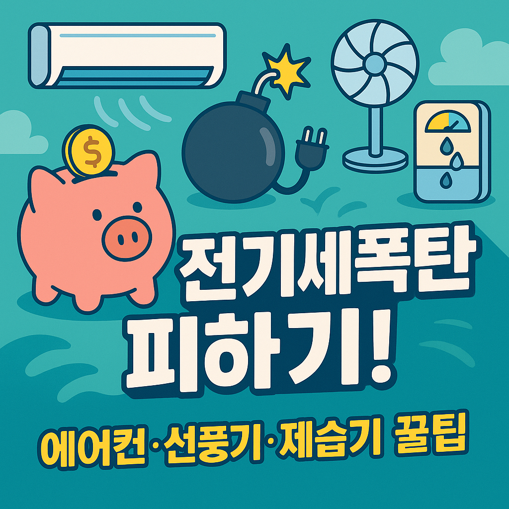 여름철 전기세 절약 하여 전기세폭탄 피하기