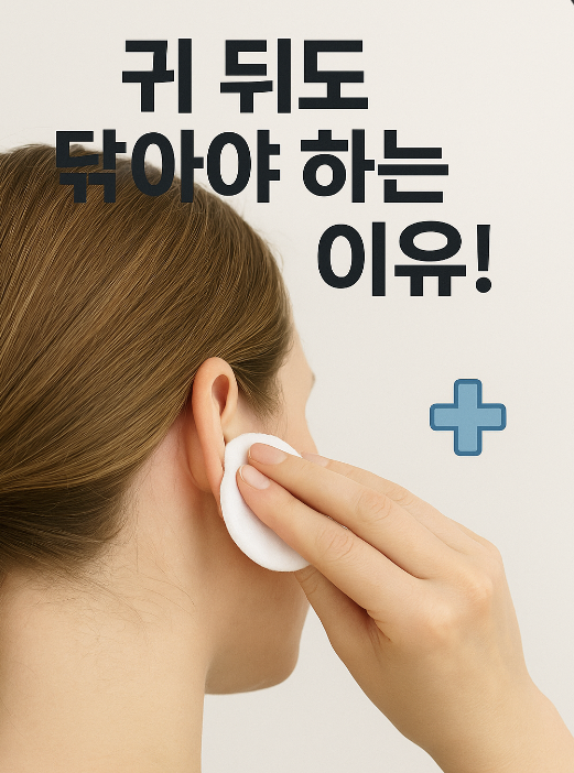 귀 뒤를 닦아야 하는 진짜 이유 🧼