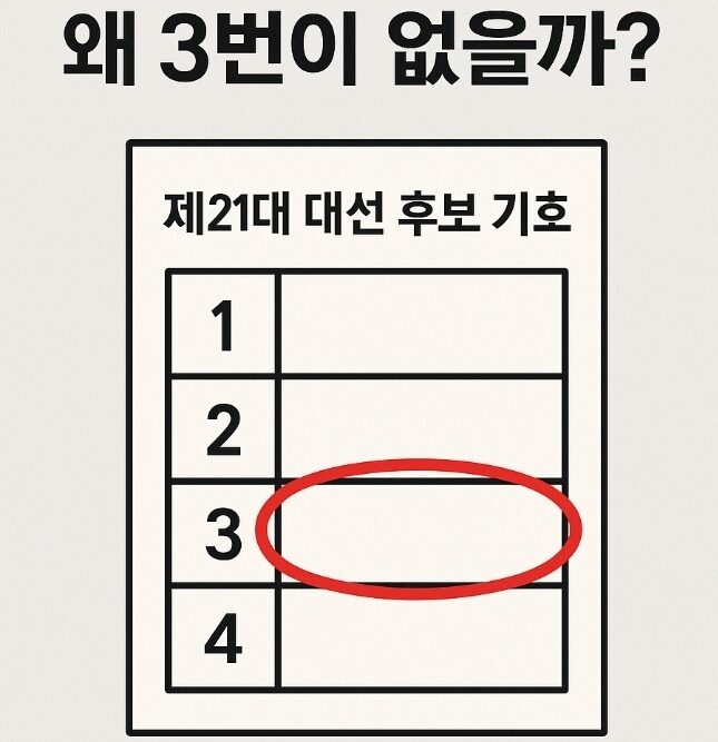 ‘3번’이 실종된 투표용지, 무슨 일이 있었을까?